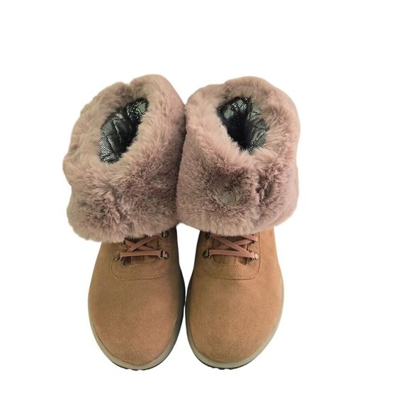 Columbia Slopeside Village Tan Suede Lace Up Insulated Waterproof Size 10 - Picture 4 of 10